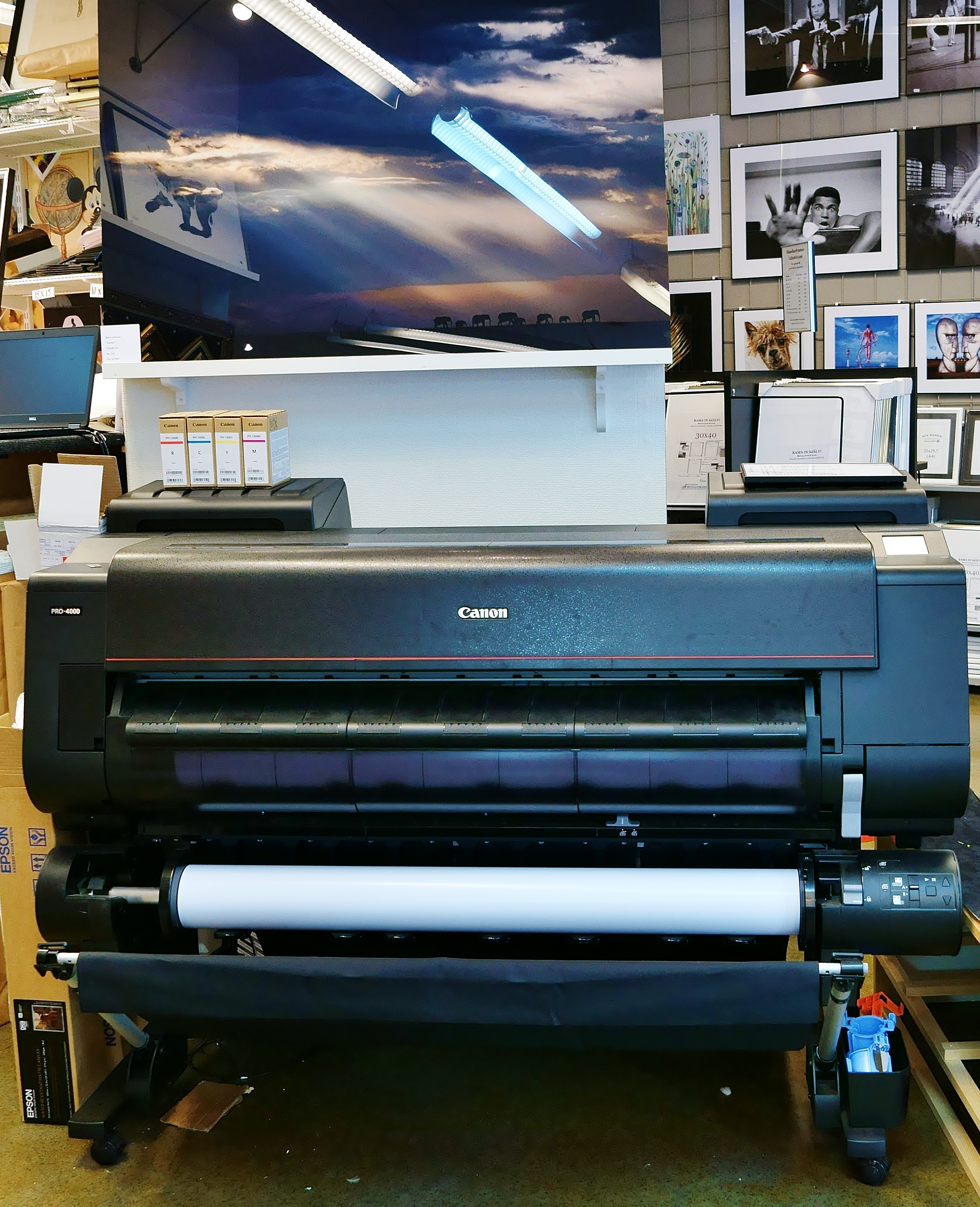 Printing machine is ready ...